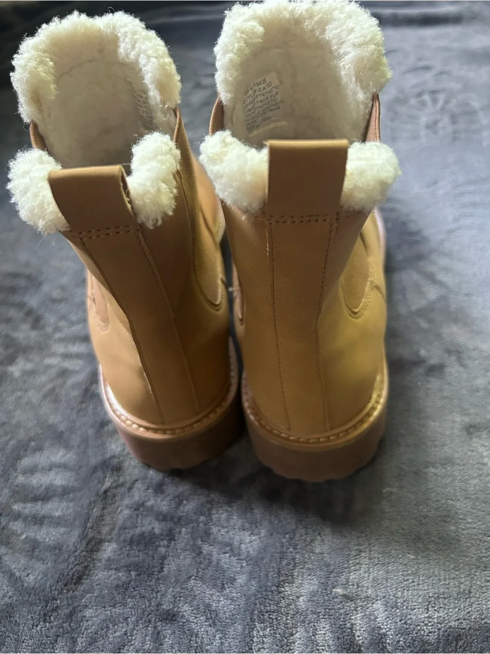 Women’s J. Crew Tan, Shearling-Lined Chelsea Boots